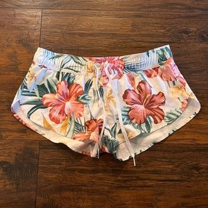 Rip Curl Board shorts. Tropical print